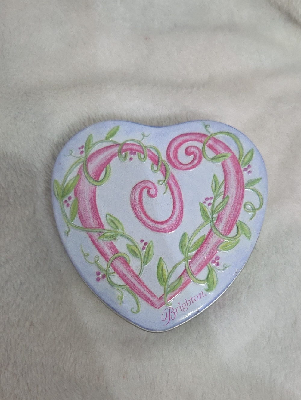 Vintage Brighton Heart Tin